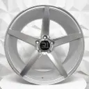 RIN 18X8.5 5-105 R1 SPORT LG04 SILVER MACHINE FACE ET33 CB73.1
