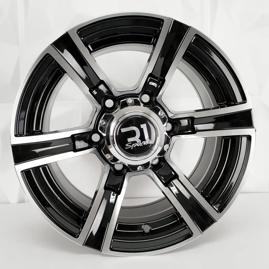 RIN 14X7 6-139.7 R1 SPORT 4968 BLACK MACHINE FACE ET0 CB108