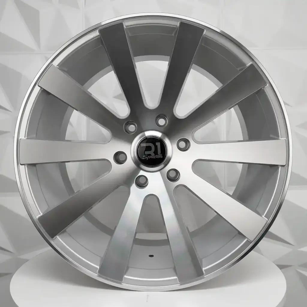 RIN 17X8.5 4-100 R1 SPORT L2353 SILVER MACHINE FACE ET25 CB73.1