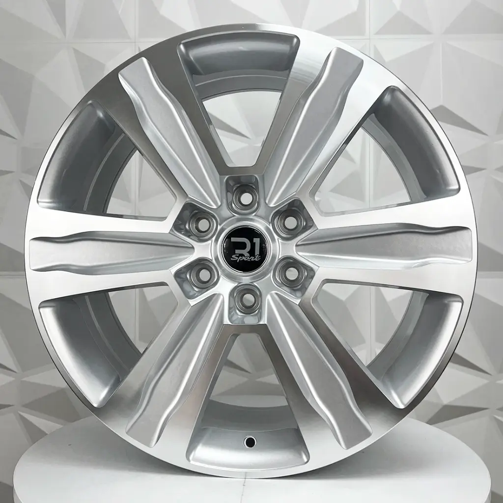 RIN 20X8.5 6-135 R1 SPORT FH027 SILVER MACHINE FACE ET44 CB87.1