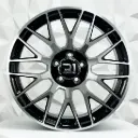 RIN 20X8.5 5-112 R1 SPORT XF013 MACHINE BLACK ET38 CB66.45