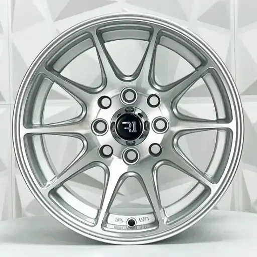 [134574] RIN 13X6.5 4-100/114.3 R1 SPORT QC1518 SILVER MACHINE FACE ET0 CB73.1