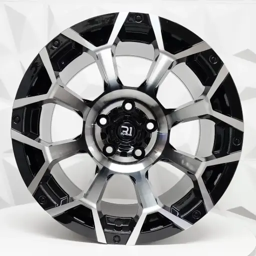 [156775] RIN 15X10 5-127 R1 SPORT X077 BLACK MACHINE FACE ET-44 CB83